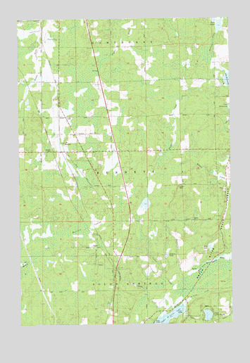 Bennett, WI USGS Topographic Map