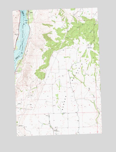 Orondo, WA USGS Topographic Map