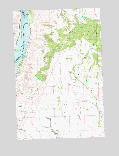 Orondo, WA USGS Topographic Map
