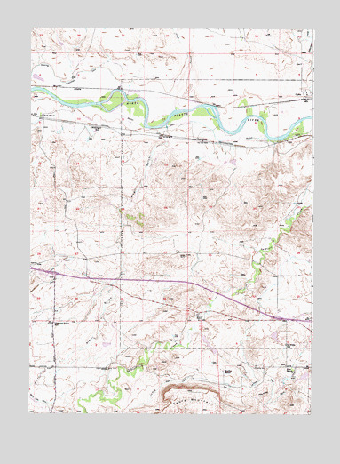 Orpha, WY USGS Topographic Map