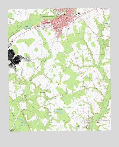 Bennettsville South, SC USGS Topographic Map