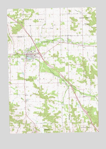Osseo, WI USGS Topographic Map