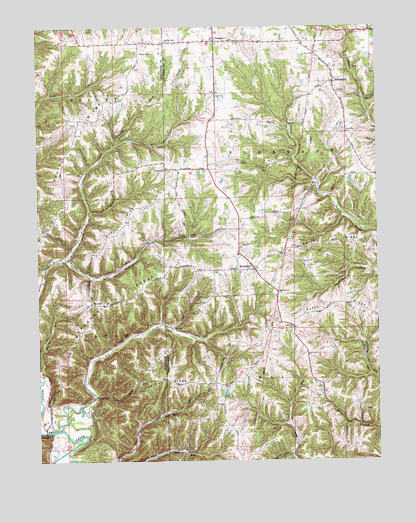 Bennington, IN USGS Topographic Map