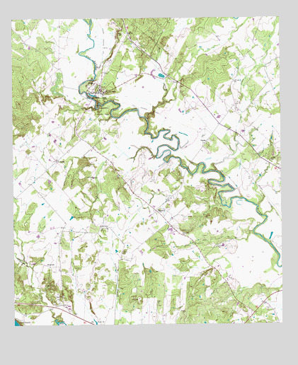 Ottine, TX USGS Topographic Map