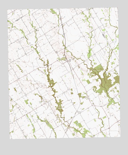 Otto, TX USGS Topographic Map