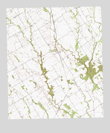 Otto, TX USGS Topographic Map