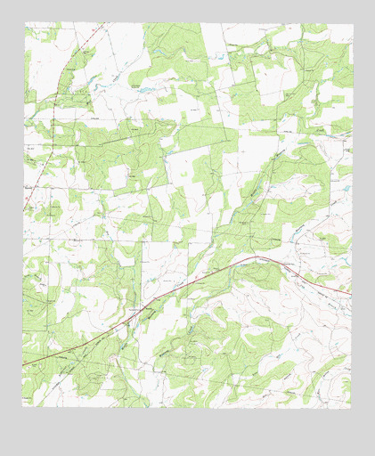 Benoit, TX USGS Topographic Map