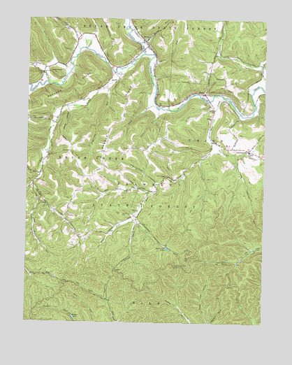 Otway, OH USGS Topographic Map