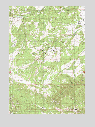 Ousel Falls, MT USGS Topographic Map