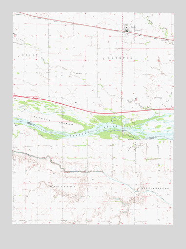 Overton, NE Topographic Map - TopoQuest