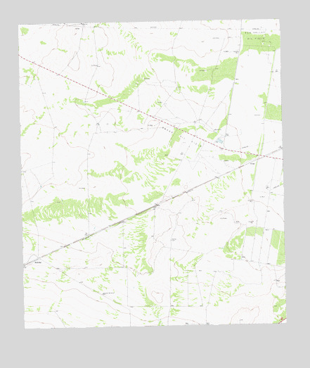 Owego, TX USGS Topographic Map