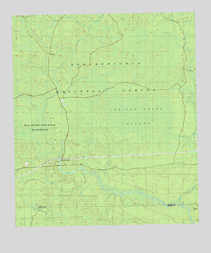 Owens Bridge, FL USGS Topographic Map