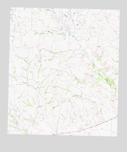 Owens Creek NE, TX USGS Topographic Map