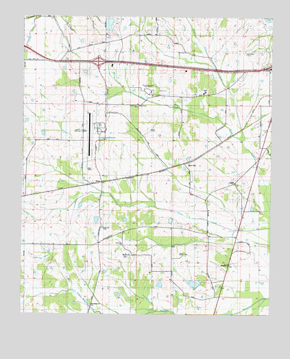 Bent Oak, MS USGS Topographic Map