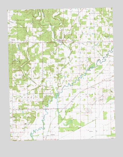 Oxly, MO USGS Topographic Map