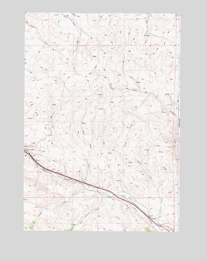 Oxman, OR USGS Topographic Map