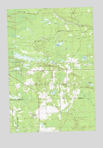 Ozark, MI USGS Topographic Map