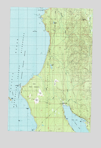 Ozette, WA USGS Topographic Map