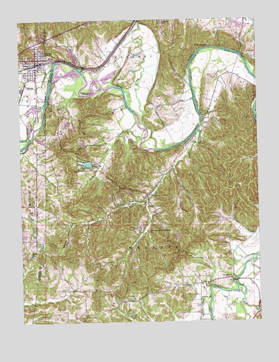 Pacific, MO USGS Topographic Map