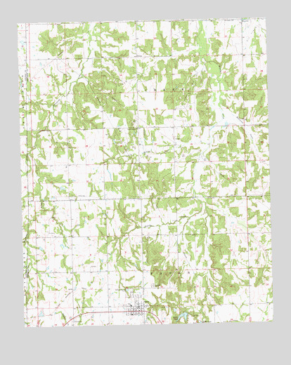 Paden, OK USGS Topographic Map