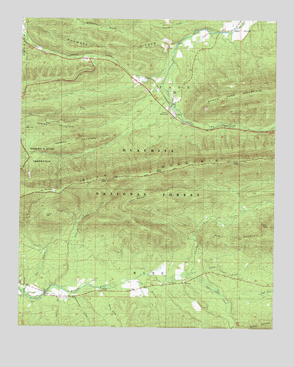 Page, OK USGS Topographic Map