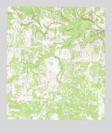 Paint Rock Spring, TX USGS Topographic Map