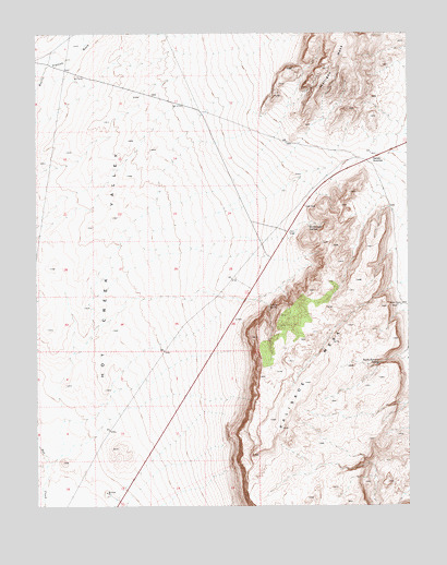 Palisade Mesa, NV USGS Topographic Map
