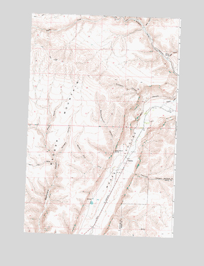 Palisades, WA USGS Topographic Map