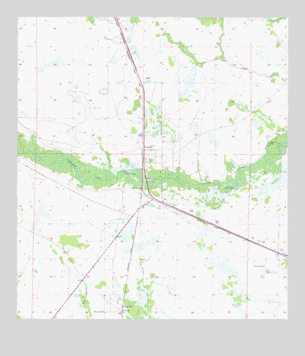 Palmdale, FL USGS Topographic Map