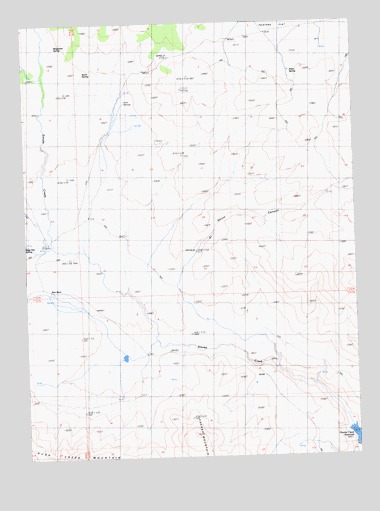 Al Shinn Canyon, CA USGS Topographic Map