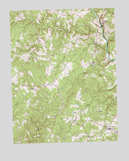 Palmyra, VA USGS Topographic Map