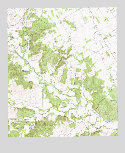 Paluxy, TX USGS Topographic Map