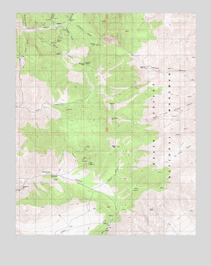 Panamint, CA USGS Topographic Map