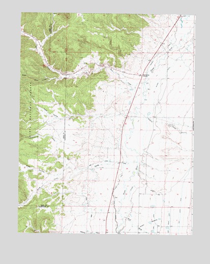 Panguitch NW, UT USGS Topographic Map