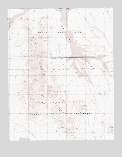 Papoose Range, NV USGS Topographic Map