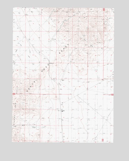 Paradise Well, NV USGS Topographic Map