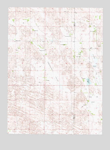 Paramount Valley, NE USGS Topographic Map