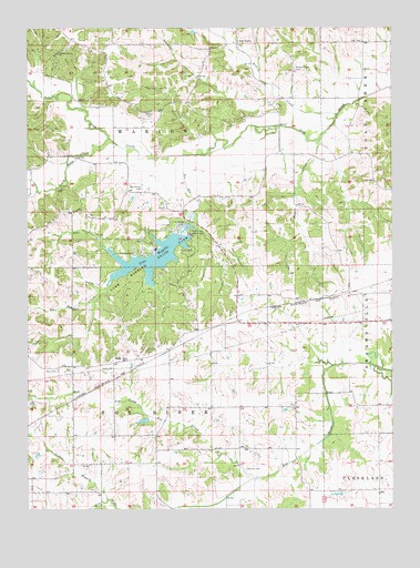 Paris, IA USGS Topographic Map