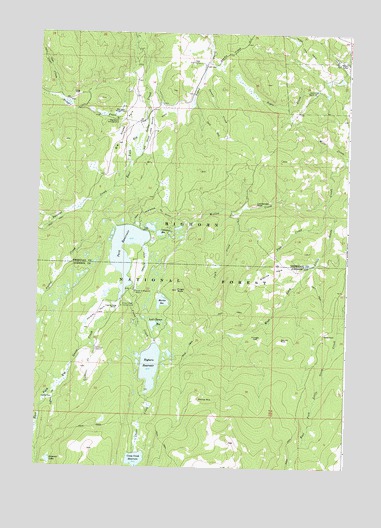 Park Reservoir, WY USGS Topographic Map