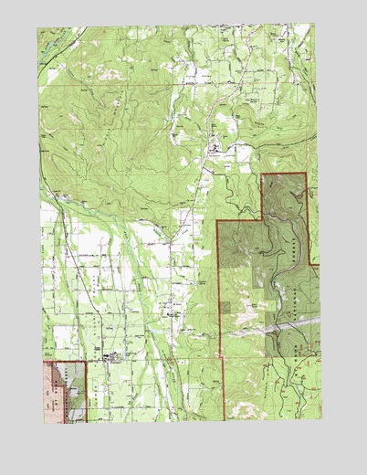 Parkdale, OR USGS Topographic Map