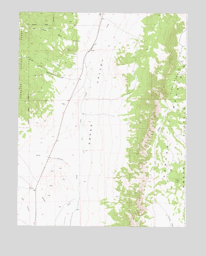 Parker Knoll, UT USGS Topographic Map