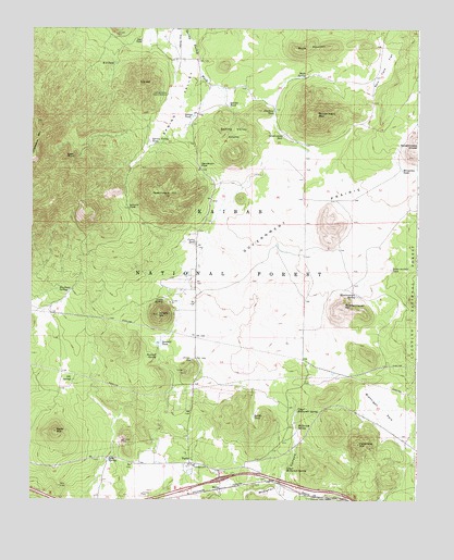 Parks, AZ USGS Topographic Map