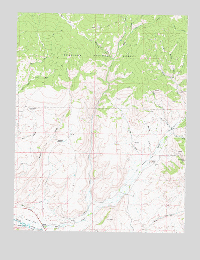 Parlin, CO USGS Topographic Map