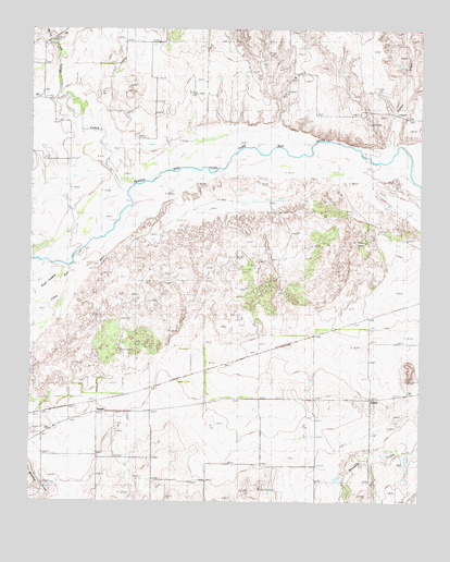 Parnell, TX USGS Topographic Map