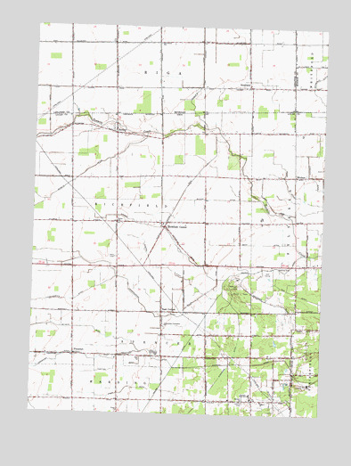 Berkey, OH USGS Topographic Map