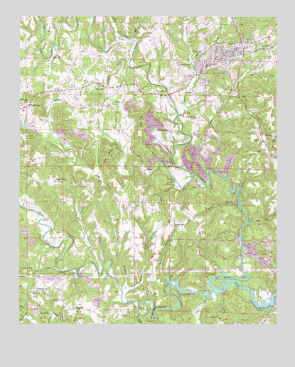 Parrish, AL USGS Topographic Map