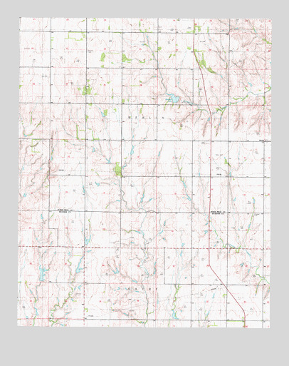 Berlin, OK USGS Topographic Map