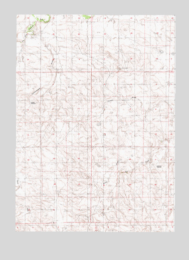 Patsy Draw, WY USGS Topographic Map