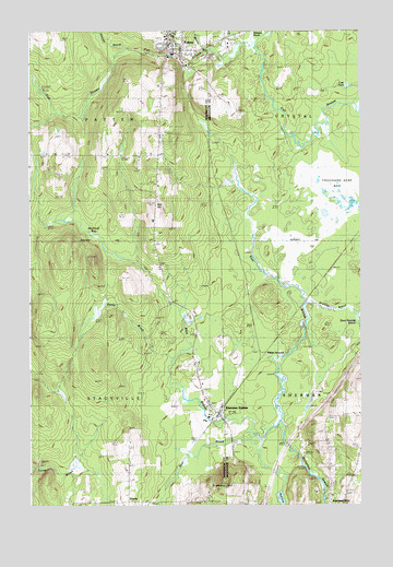 Patten, ME USGS Topographic Map