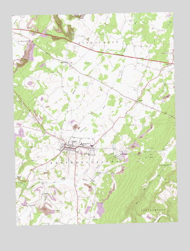 Berlin, PA USGS Topographic Map